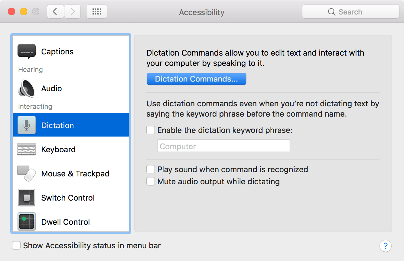 Keyboard Command For Talk To Text On Mac